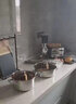 樣板房間廚房擺件軟裝櫥柜展廳樣板房陳設裝飾品砧板道具鍋具套裝 木色雙耳不銹鋼湯鍋 曬單實(shí)拍圖