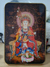 神至地藏王菩薩畫(huà)像 結緣地藏佛像南無(wú)大愿地藏王佛像掛畫(huà)擺臺SN1848 A款20厘米*30厘米（擺臺+掛墻） 曬單實(shí)拍圖