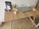 愛(ài)家貓 LOVEHOODCAT電腦桌臺式家用出租屋辦公寫(xiě)字桌學(xué)生書(shū)桌書(shū)架組合一體簡(jiǎn)易桌子 【回饋款】田園橡木色80*50*72 曬單實(shí)拍圖