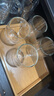 Winewings雙層耐熱玻璃杯套裝家用防燙水杯泡茶杯咖啡杯牛奶杯隔熱杯子 350ml四只裝 曬單實拍圖