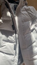 美津濃（MIZUNO）ESSENTIAL系列 男女中長款防風拒水90白鴨絨羽絨服 曬單實拍圖