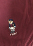 Teenie Weenie小熊女裝夏裝修身POLO連衣裙學(xué)院風(fēng)休閑女裙子紅色 酒紅色 160/S 曬單實(shí)拍圖