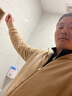 布先生拉鏈領(lǐng)針織衫開(kāi)衫男春秋新款長(cháng)袖羊毛外套BT12300斷碼清倉 淺花駝 L (175) 曬單實(shí)拍圖