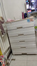 TENMA天馬抽屜式收納柜木制天板抽屜柜FE7505臥室床頭柜塑料柜子五斗柜 曬單實(shí)拍圖
