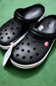 crocs卡駱馳洞洞鞋拖鞋男女同款卡駱班學(xué)生鞋輕便耐磨休閑鞋|11016 黑色-001 41 /42(260mm) 曬單實(shí)拍圖
