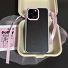 巴蒂尼 ins日韓簡約撞色邊框適用iPhone15手機殼蘋果14promax全包防摔13/12透明11小眾高級感 米白邊 iPhone 15 曬單實拍圖