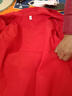 皮爾卡丹（pierre cardin）休閑大版女裝寬松連帽短外套女2025春秋新款韓版中老年媽i媽裝減 大紅色無(wú)里布 L 建議【115-125斤】 曬單實(shí)拍圖