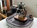 凡作玻璃功夫茶具套裝家用辦公懶人自動(dòng)磁吸泡茶神器茶壺茶水分離 10頭 青灰零觸泡茶器+6杯+杯架 曬單實(shí)拍圖