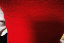 浪莎秋衣秋裤女士大红本命年美体内衣套装打底修身紧身学生蕾丝薄款保暖内衣 红色 高弹力均码（适合80-130斤） 实拍图