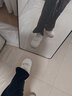 棉竹屋2雙過(guò)膝襪女秋冬加厚羊毛保暖長(zhǎng)筒襪防滑不勒腿7A抗菌防臭 組合十焦糖+深灰 2雙 均碼 35-39 曬單實(shí)拍圖