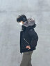MACKAGE【七夕】MACKAGE男士 DIXON短款拆卸連帽經(jīng)典流行保暖休閑羽絨服 黑色-銀狐毛領(lǐng) 38 （推薦170CM-180CM） 曬單實(shí)拍圖