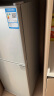 长城 ;GREAT WALL FRIDGE小冰箱迷你小型家用冷藏冷冻宿舍寝室办公室出租房用双门节能省电电冰箱 一级能效-126L银【四天约一度电】 实拍图