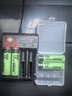 久霸耐用進(jìn)口電芯大容量3.7v鋰離子18650充電電池話(huà)筒玩具手電筒頭燈 平頭4節+四槽充電器【3600毫安】 曬單實(shí)拍圖