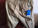 真維斯（Jeanswest）大碼工裝七分褲男士夏季多口袋寬松直筒純棉短褲美式休閑褲子男 卡其色 XL (建議105-120斤) 曬單實(shí)拍圖