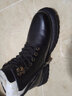 零度Zero男靴秋冬新款真皮保暖抗寒羊毛里休閑皮靴耐磨戶(hù)外黑色馬丁靴 黑色 41 曬單實(shí)拍圖