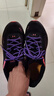 VNJH男女原裝高品質(zhì)3M反光熒光鞋帶椰子鞋老爹鞋運動(dòng)夜跑鞋圓形鞋帶繩 深紫色 1雙 120cm 曬單實(shí)拍圖