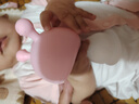 ABCMIC手抓球咬咬蘑菇樂牙膠嬰兒磨牙可水煮品級硅膠86個月以上 新款搖鈴粉色+收納盒 曬單實(shí)拍圖