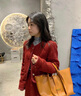 Chiecu Kscbn輕奢包包女款大容量托特包女士真皮單肩包手提包情人節生日禮物 咖色【送老婆送女友送媽媽】 曬單實(shí)拍圖