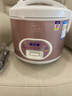 半球（PESKOE）電飯煲家用小型電飯鍋迷你電飯煲老式多種容量蒸煮飯不粘黑晶內膽電飯鍋1.2l小電飯煲1-2人迷你煲 4L 【機械-升級版】（4-5人份）  配蒸籠 曬單實(shí)拍圖