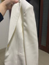 玖姿·安娜蔻極簡(jiǎn)優(yōu)雅小香風(fēng)撞色邊無(wú)領(lǐng)立裁西裝外套女2025春季新款 米白 XL 曬單實(shí)拍圖
