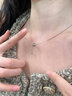 CRD克徠帝【現貨閃發(fā)】pt950鉑金項鏈圓珠鏈墜女士套鏈白金頸飾 5.75g 曬單實(shí)拍圖