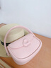 One time甜酷時(shí)光桃心包輕奢小眾時(shí)尚百搭精致感新款大學(xué)生外出上課小拎包 櫻花粉 曬單實(shí)拍圖