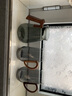 76綠茶杯日式茶杯綠茶水專(zhuān)用玻璃水杯個(gè)人泡茶杯龍井茶杯茶具胡桃木手把（420ml煙灰款） 曬單實(shí)拍圖