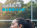 黑啾【超級運動(dòng)助手丨小度AI】骨傳導耳機開(kāi)放式骨傳導藍牙耳機真無(wú)線(xiàn)掛耳式不入耳跑步游泳8級防水汗 曬單實(shí)拍圖