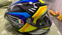 AGV K6S碳芳綸纖維大尾翼摩托車(chē)頭盔機車(chē)全盔賽車(chē)男女四季通風(fēng)3C JOAN L（適合57-58頭圍） 曬單實(shí)拍圖