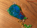 iDoon伦堡画免烤胶画3-6岁创意diy手工制作颜料涂色贴画玻璃画儿童伦堡画恐龙套装生日礼物 实拍图