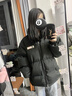 辰衣純美式高街字母面包服棉服外套女冬季oversize情侶保暖加厚棉衣棉襖 灰色（優(yōu)質版） XL 曬單實拍圖