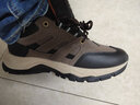 回力戶(hù)外登山鞋男春季防滑耐磨休閑徒步鞋高幫運動(dòng)勞保工作健步鞋子 黑卡其 43 曬單實(shí)拍圖