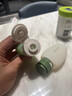 三本木日本旅行硅膠分裝瓶便攜防漏乳液化妝品沐浴露洗發(fā)水擠壓式空瓶子 分裝瓶[【綠色+米白】60ML-2個(gè)裝（送標簽紙） 曬單實(shí)拍圖