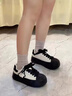 環(huán)球貝殼女鞋厚底百搭板鞋女ins潮2025新款秋小眾設(shè)計休閑百搭小白鞋 米白色升級版 38 曬單實拍圖