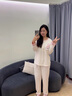 莫代爾自帶胸墊睡衣女春秋款冬季長袖女士防凸點套裝夏天可愛兔子家居服 SSM-3677【自帶胸墊】 M 【75-100斤】 曬單實拍圖