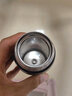 膳魔師（THERMOS）保溫杯升級316不銹鋼材質(zhì)便攜保溫彈蓋杯TCML-350S TCML-350S 騎士黑 350ML 曬單實(shí)拍圖