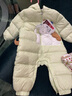 babycare兒童羽絨連體衣冬季嬰兒外出服寶寶羽絨服 格林林間青蔥 73cm  曬單實(shí)拍圖