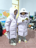 波司登（BOSIDENG）【反季】冬季羽絨服兒童長(cháng)款連帽加厚新國標90絨商場(chǎng)同款時(shí)尚外套 奶蘇紫6333 160 /80 曬單實(shí)拍圖