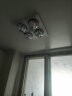 帅康（Sacon）浴霸三合一灯暖型浴室照明排气扇一体老式集成吊顶卫生间取暖灯泡 传统款-银泡+普通照明（无换气） 实拍图
