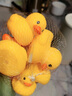 杰雅蒂寶寶洗澡戲水玩具捏捏叫小鴨子港版大黃鴨嬰兒沐浴發(fā)聲小動(dòng)物套裝 5只港鴨 1大2中2小號 曬單實(shí)拍圖