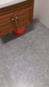 歐嘜 PVC地板貼自粘加厚耐磨防水 家用商用水泥地仿大理石免膠地面貼 石巖灰15片裝（5.4平方） 曬單實拍圖