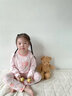 俞兆林兒童睡衣女童夏季薄款冰絲家居服套裝中大童長(zhǎng)袖長(zhǎng)褲空調(diào)服兩件裝 粉色桃桃 150 （建議140-150cm,65-80斤） 曬單實(shí)拍圖