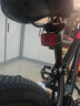 千里达（TRINX）K014山地自行车双碟刹避震前叉碟刹学生自行车青少年童车山地车 K014 -24*12-哑黑蓝 实拍图