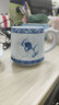 陶沁泉泡茶茶水分離杯景德鎮(zhèn)青花瓷茶杯陶瓷馬克杯茶具手繪高檔辦公杯 百川杯青花翠鳥 550ml 1只 曬單實(shí)拍圖