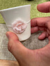 季慕家手工捏花主人杯聞香茶杯功夫茶品茗杯單杯女士專用小茶盞伴手茶禮 花樣年華捏花茶杯-粉玫瑰 80mL 曬單實拍圖