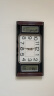 北极星（POLARIS）挂钟 客厅创意时钟卧室夜光钟表温度双液显钟24英寸大时钟 78810黑色 实拍图