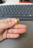 中鑫珠寶足金999箴言?；酃欧S金戒指男女足金對(duì)戒六字真言琺瑯戒指 【現(xiàn)貨】12.81g（男戒） 曬單實(shí)拍圖