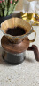 MAVO 巫师手摇磨豆机咖啡豆研磨机手磨咖啡 磨豆器手摇手动CNC磨芯 1.0粉金x深空灰-意式版 实拍图
