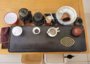 源韻烏金石茶盤天然整塊石頭茶臺家用茶盤套裝全自動上水茶臺帶燒水壺 70*25*3(如意款式1) 曬單實拍圖