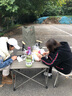黑鹿（BLACKDEER）全地形鋁合金蛋卷桌 高低可調(diào) 戶外便攜折疊桌子露營(yíng)燒烤桌野餐桌 1蛋卷桌星際灰2宅宅椅玄米白 曬單實(shí)拍圖